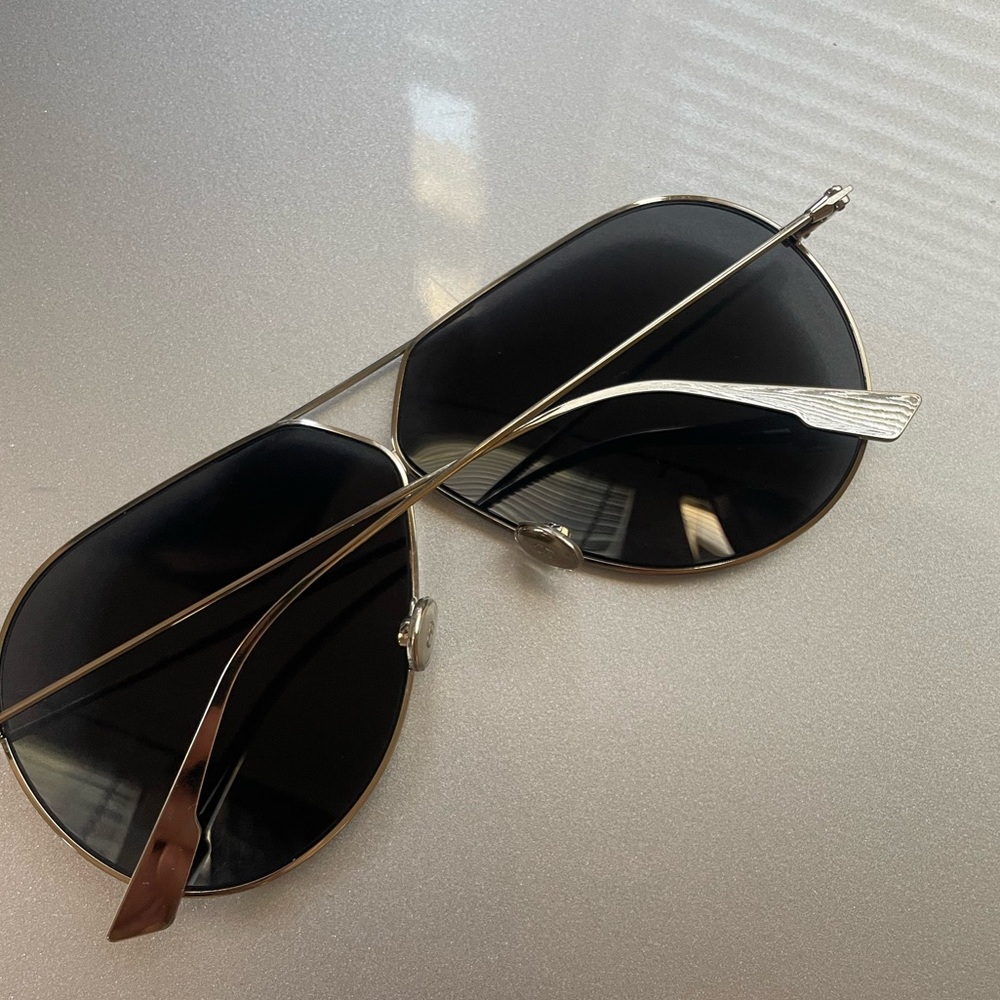 CHRISTIAN DIOR Stellaire3 3YGIR Women's Silver Aviator SUNGLASSES 65/01/145 A32 - Picture 6 of 8